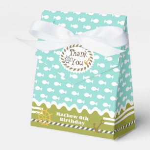Fun Nautical Fishes Favor Box