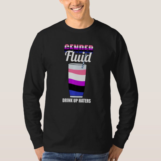Fun Neutral Genderless Pride Non Binary - Gender F T-Shirt (Front)