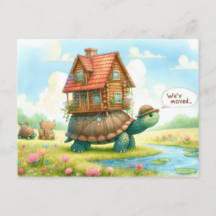 Fun New Address Postcard