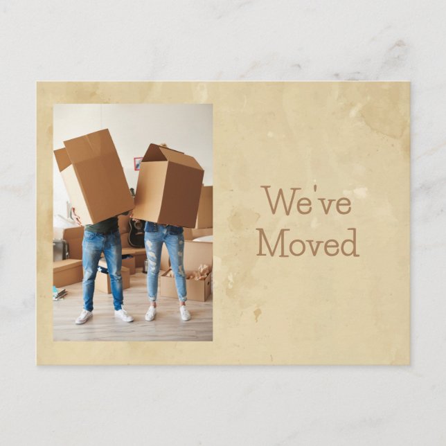 Fun New Address Reminder, New Home  Postcard (Front)