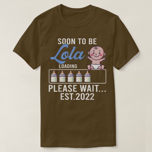 Fun New Grandma  Pregnancy Announcement Soon To Be T-Shirt (Design Front)