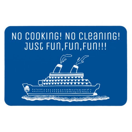Fun No Cooking Cruise Ship Cabin Stateroom Door Magnet