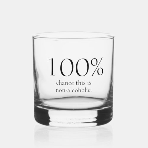Fun Non_alcoholic  Whiskey Glass