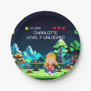 Fun Novelty Computer Game Birthday Party Paper Plates