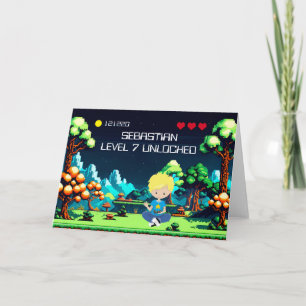 Fun Novelty Computer Game Birthday Personalized Card