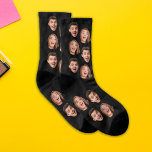 Fun Novelty Face Photo Custom Wedding Groom Humor Socks<br><div class="desc">Fun Wedding Groom Groomsmen novelty gift: Socks with 2 custom face photos. Great as gift for your wedding party, as bachelor or bachelorette novelty gift. To get the cutout effect please use a png file with background already cut out. If not, photo will appear as a circle surrounded by it's...</div>