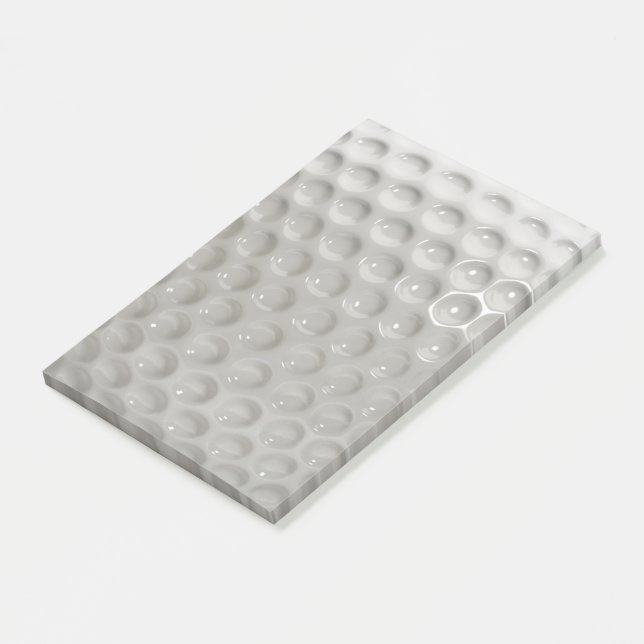 Fun Novelty Golf Ball Sport Post-it Notes (Angled)