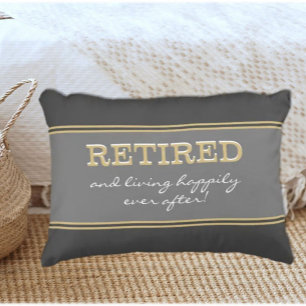 Fun Novelty Retirement Gift/Pillow Accent Pillow