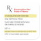 Fun Novelty Rx Prescription Cookie Label Sticker