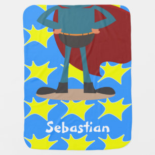 Fun Novelty Superhero Swaddle Blanket