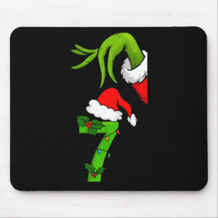 Fun Number 7 Christmas 67 Six Seven Meme Xmas Men Mouse Pad