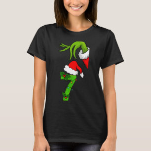 Fun Number 7 Christmas 67 Six Seven Meme Xmas Men T-Shirt