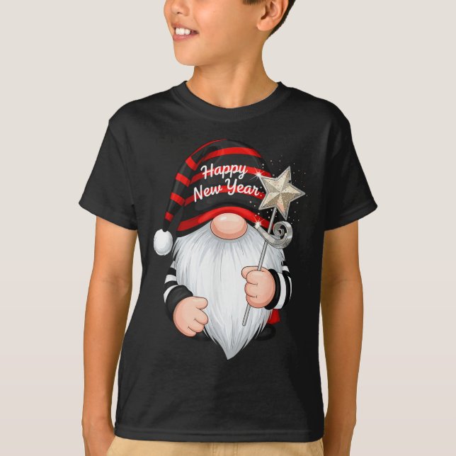 Fun Nye Gnome Shirts For Women, Happy New Year 202 (Front)
