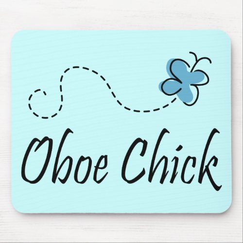 Fun Oboe Chick Music Mousepad