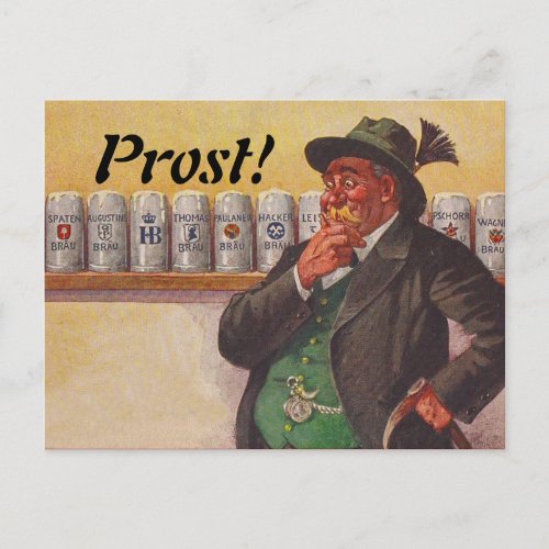 Fun Oktoberfest Octoberfest Toast Prost Postcards