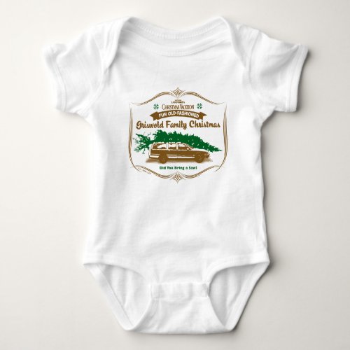 Fun Old_Fashioned Griswold Family Christmas Baby Bodysuit