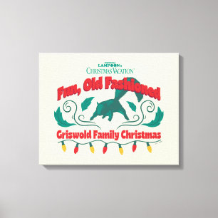 Fun, Old Fashioned Griswold Family Christmas Canvas Print