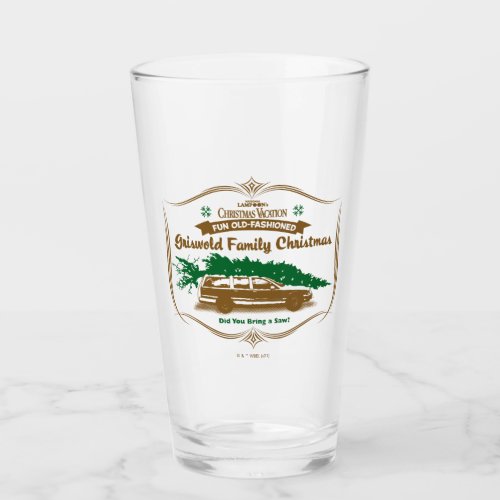 Fun Old_Fashioned Griswold Family Christmas Glass