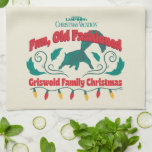 Fun, Old Fashioned Griswold Family Christmas Kitchen Towel
