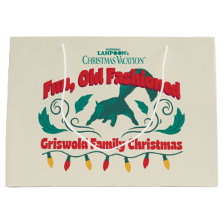 Fun, Old Fashioned Griswold Family Christmas Large Gift Bag