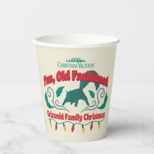 Fun, Old Fashioned Griswold Family Christmas Paper Cups