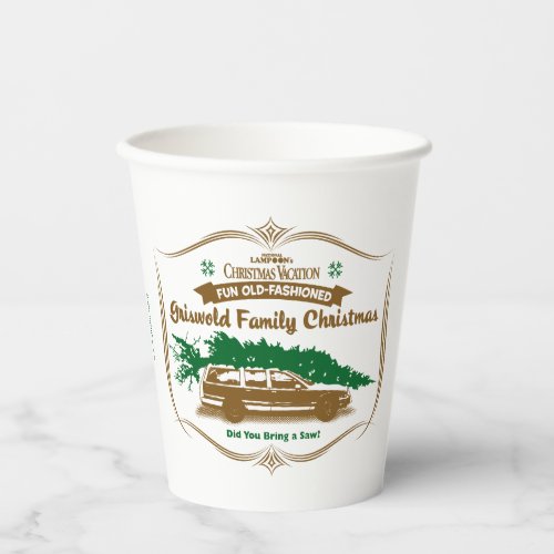 Fun Old_Fashioned Griswold Family Christmas Paper Cups