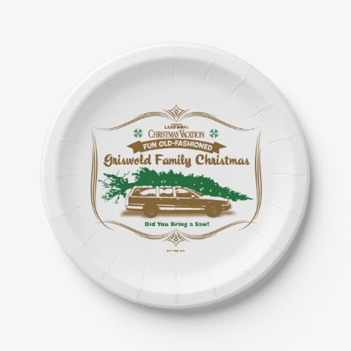 Fun Old_Fashioned Griswold Family Christmas Paper Plates