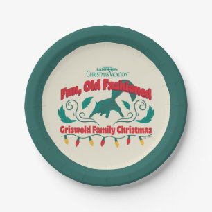 Fun, Old Fashioned Griswold Family Christmas Paper Plates