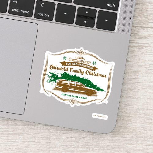 Fun Old_Fashioned Griswold Family Christmas Sticker