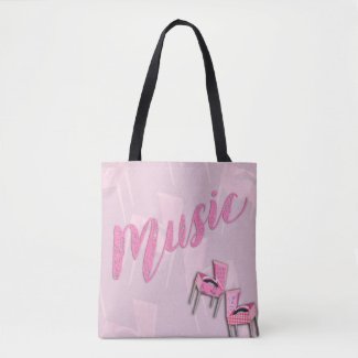 Fun Oldies Music Love Tote Bag