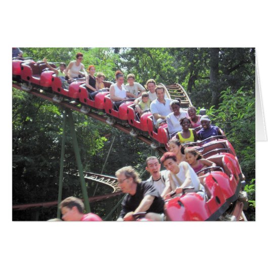 Fun on the Roller coaster Cards (Front Horizontal)