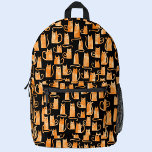 Fun Orange Cat Printed Backpack<br><div class="desc">Cute orange or ginger cat pattern.  Original art by Nic Squirrell.</div>