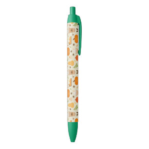 Fun Orange Fall Pattern Pen