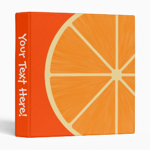 Fun Orange Slice Binder