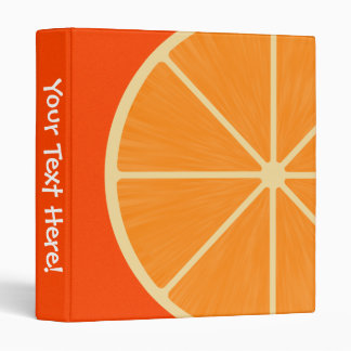 Fun Orange Slice Binder