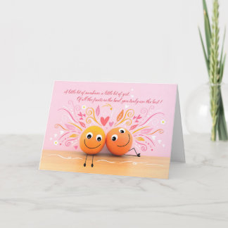 Fun Oranges Valentine's Day Card