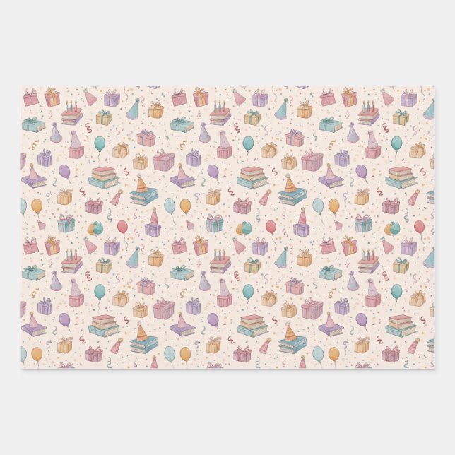 Fun Pack Wrapping Paper Sheets (Front)