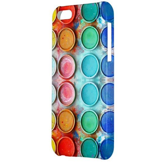 Fun paint color box iPhone case (Back Left)
