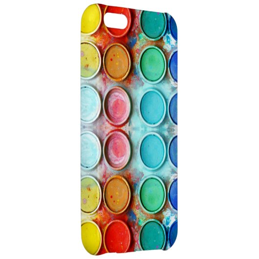Fun paint color box iPhone case (Back Right)