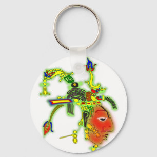 Fun Painting Mask Tribal Face Keychain