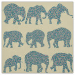 Fun Paisley Elephants, Paisley Pattern Fabric