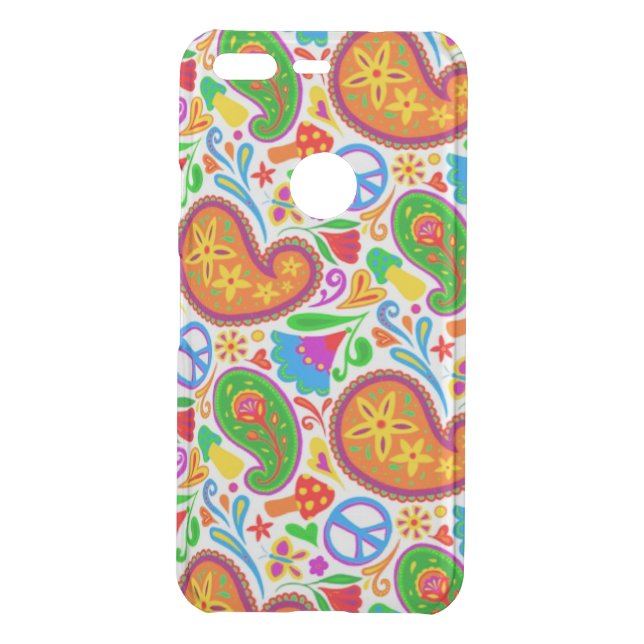 Fun Paisley Patterned Uncommon Google Pixel Case (Back)