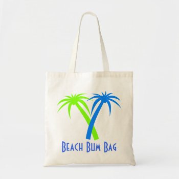 Fun Palm Tree Canvas Bag by Hannahscloset at Zazzle