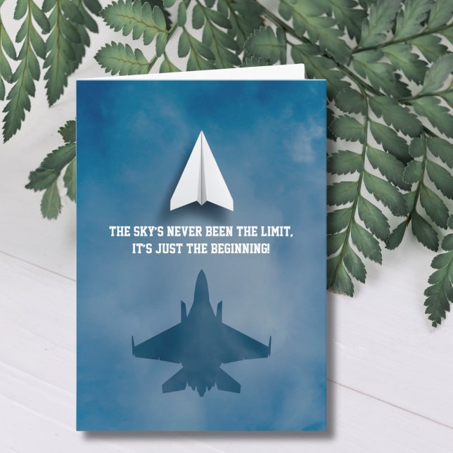 Fun Paper Airplane &Jet Fighter Airplane,Birthday Card (Creator Uploaded)