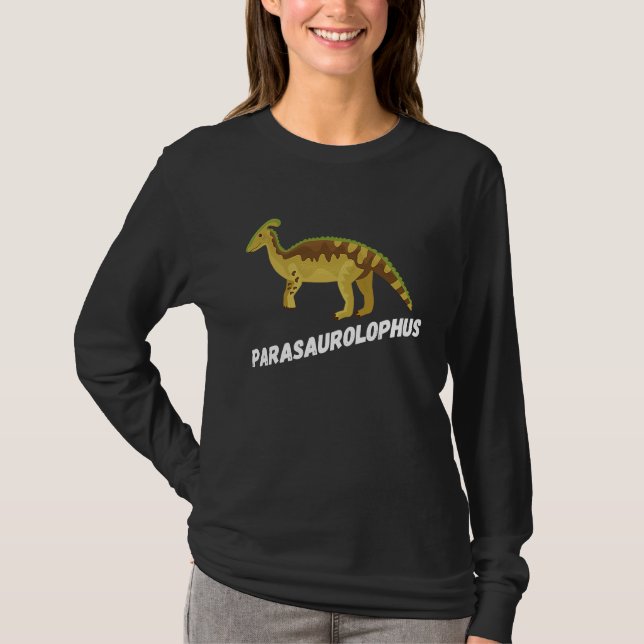 Fun Parasaurolophus Dinosaur T-Shirt (Front)