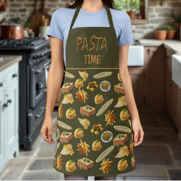 Fun Pasta Variety Pattern Ready to Personalize