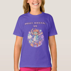 fun pastel artsy girls shirt