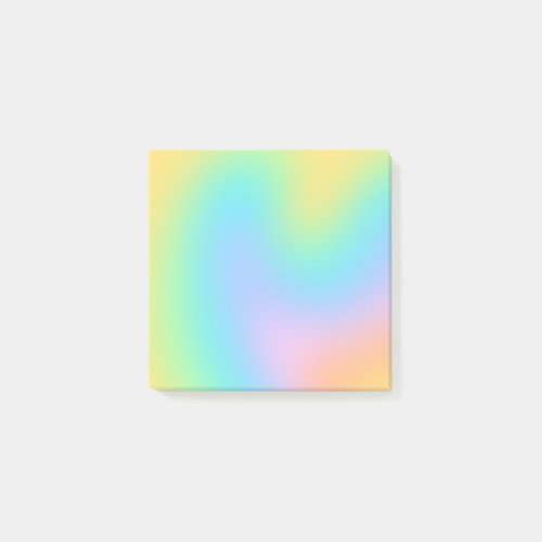 Fun Pastel Rainbow Gradient Notes