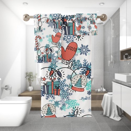 Fun Pattern 12 Christmas Towel