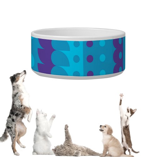 Fun Pattern 3 Ceramic Pet Bowl